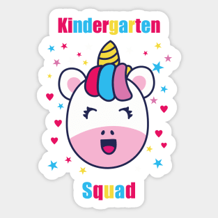 Kindergarten Squad Sticker